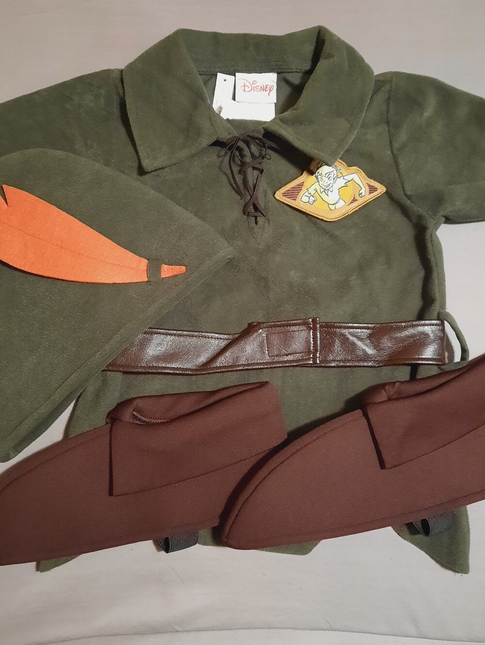 Vintage Disney Direct Peter Pan Toddler Costume Set XXS 2/3T